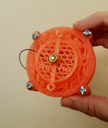 3d printed carbon button mic