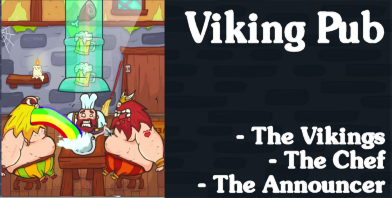 Viking Pub - Revan Games : the Vikings, the Chef, and the Announcer